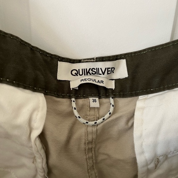 Quicksilver men’s Khaki shorts. Size 36. Gently used. - Picture 3 of 3